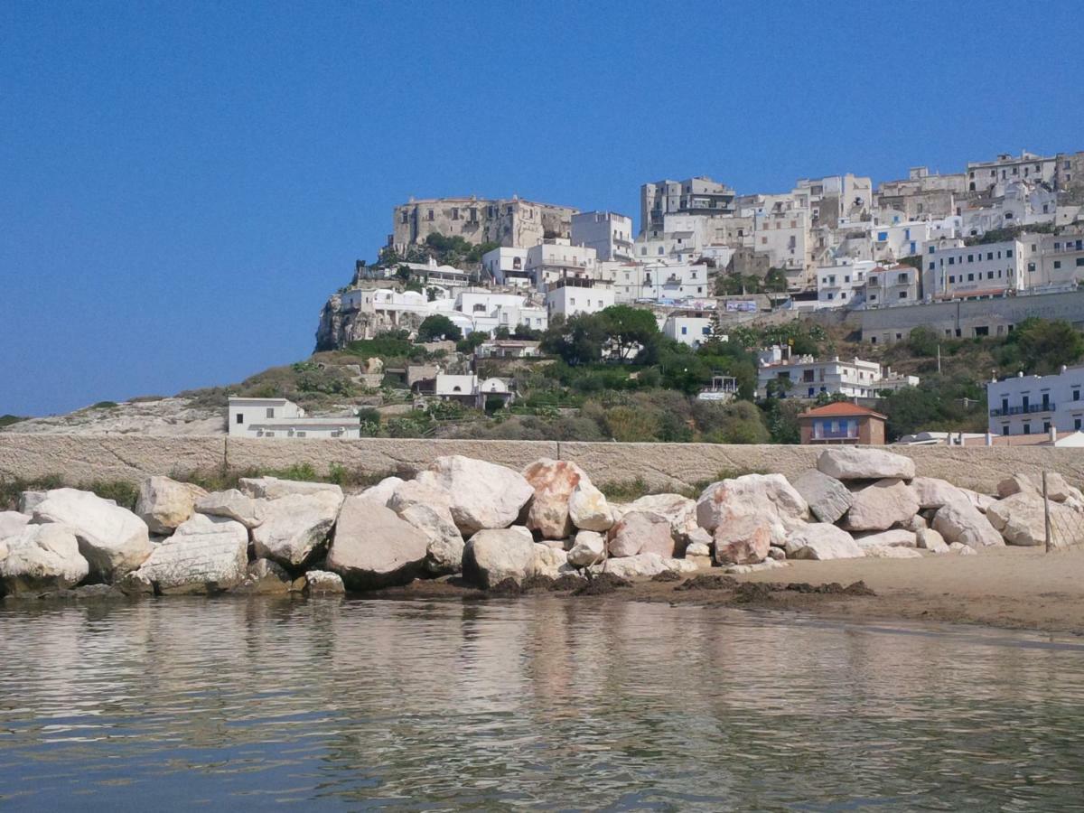 Blu Marine Casa A 10Mt Dalla Spiaggia Peschici Bagian luar foto